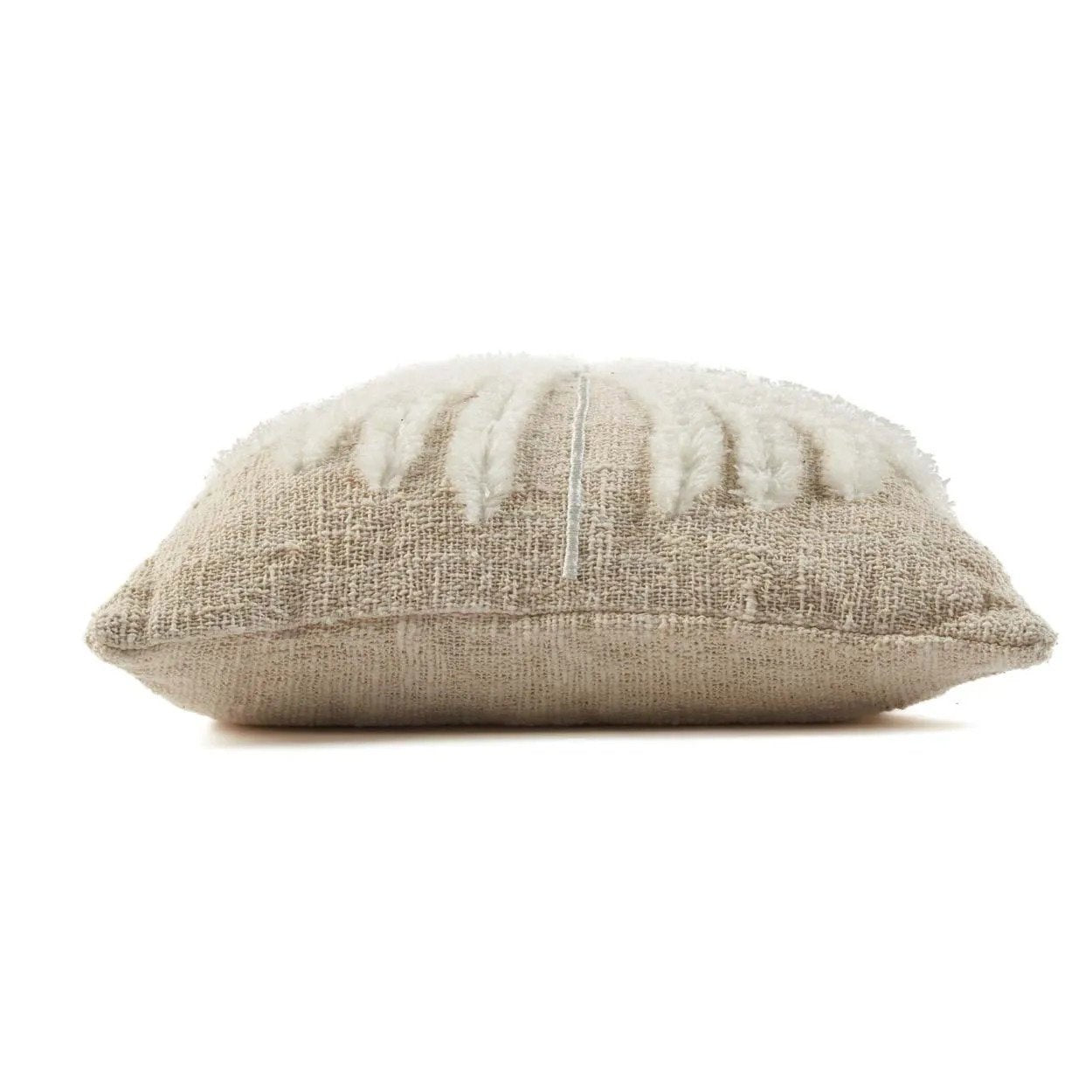 La Funda de Cojín Isla Palm - Blanco Natural