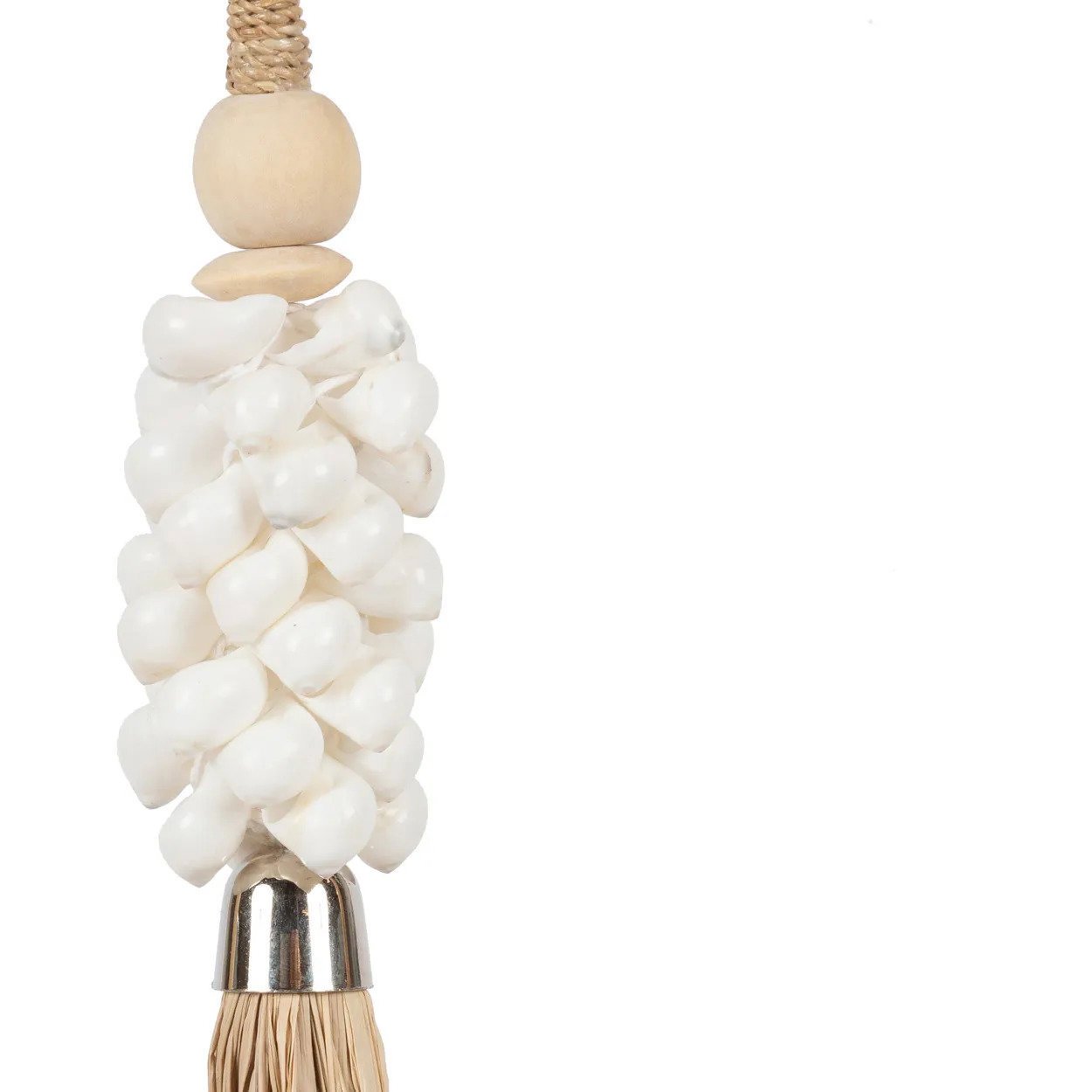 The Cowrie and Raffia Hanging Decoration
