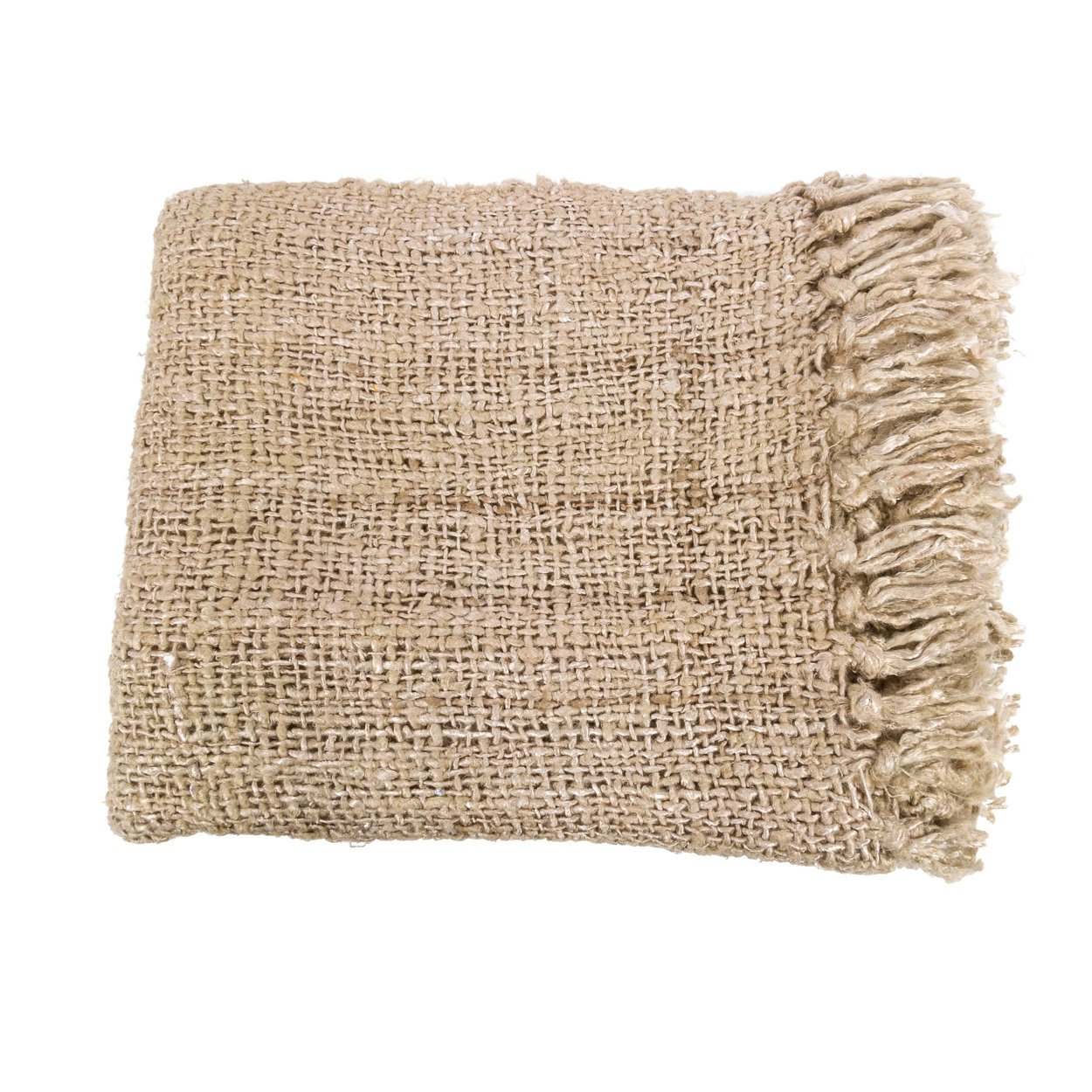 "The s'il vous Plaid - Beige" translates to "The 'if you please' Plaid - Beige"