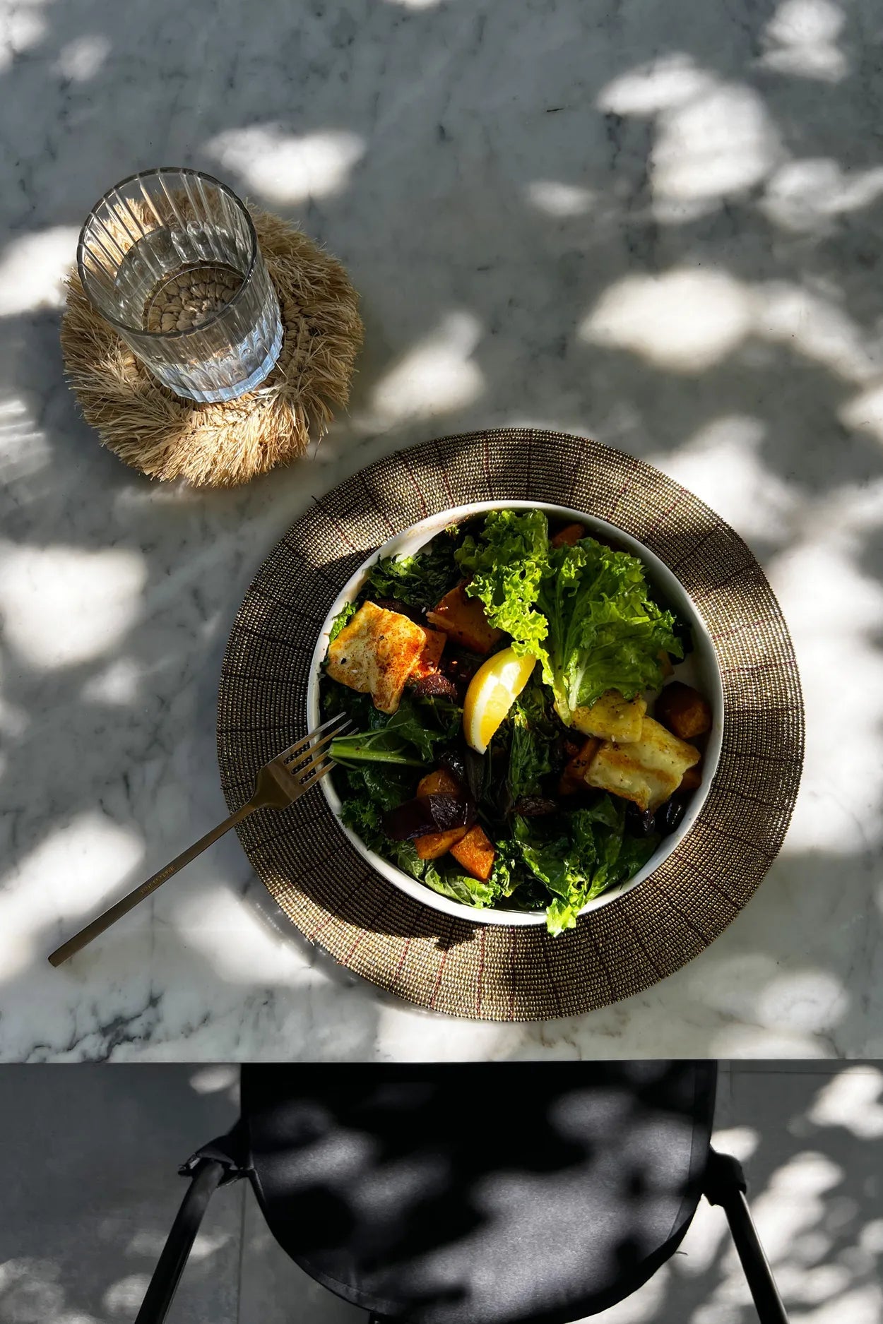 The Beaded Placemat - Gold_40