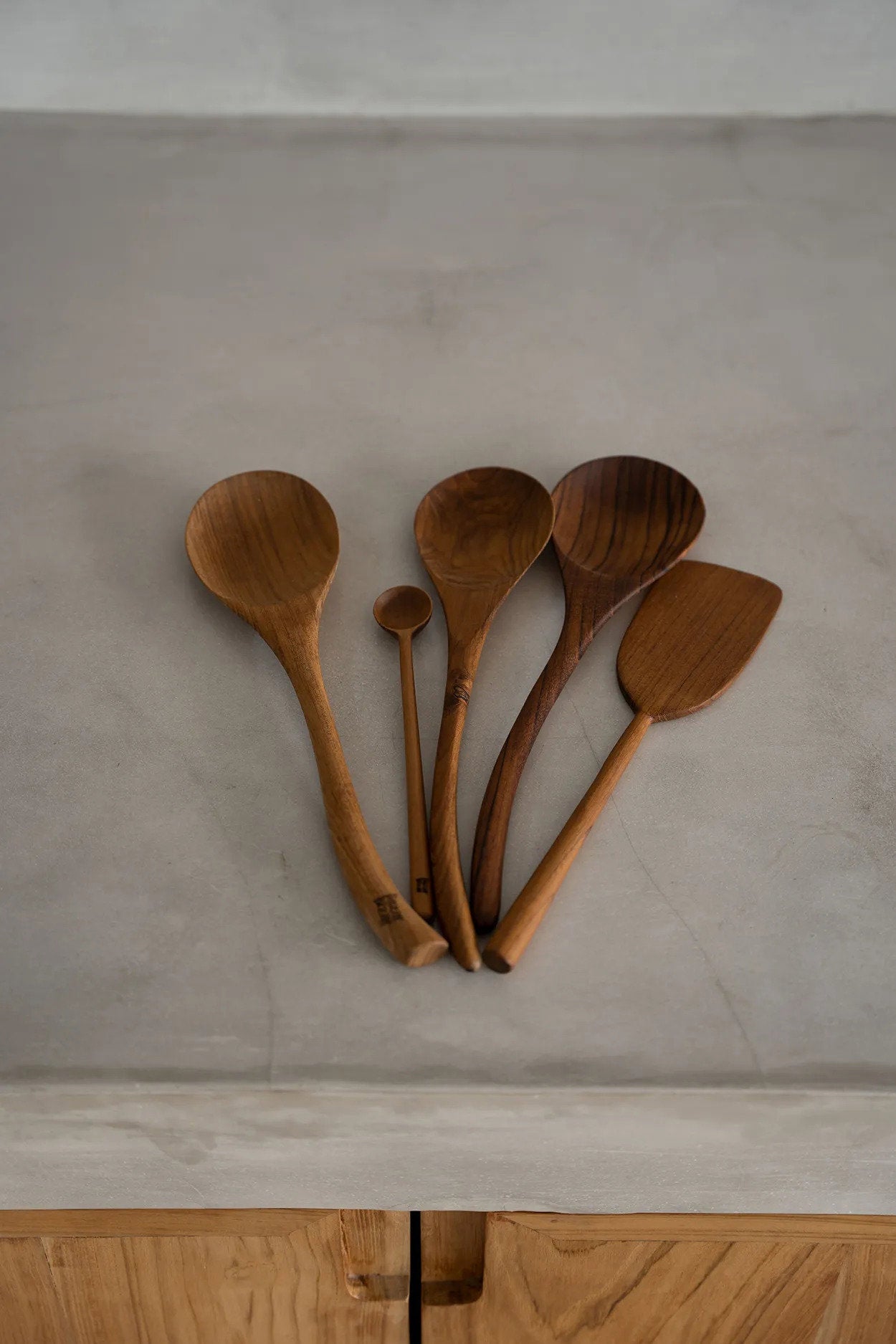 "The Teak Root Spatula"