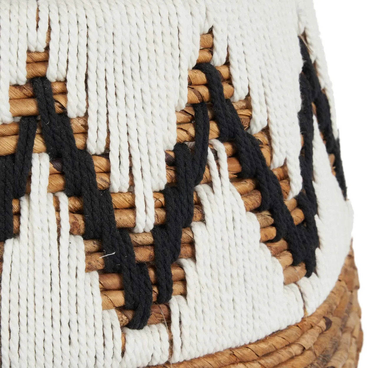 The Little Bay Beach Basket - Natural White - M