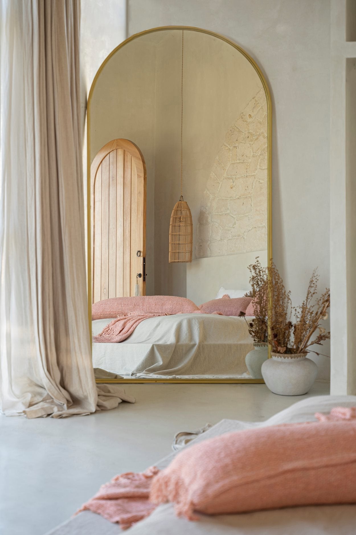 The Oh My Gee Cushion Cover - Salmon Pink - 35x100_40