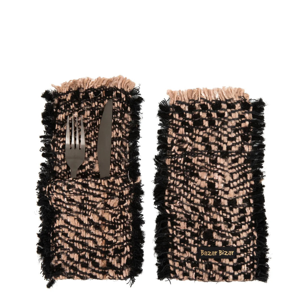 The Oh My Gee Cutlery Holder - Black Copper - Set of 4_40