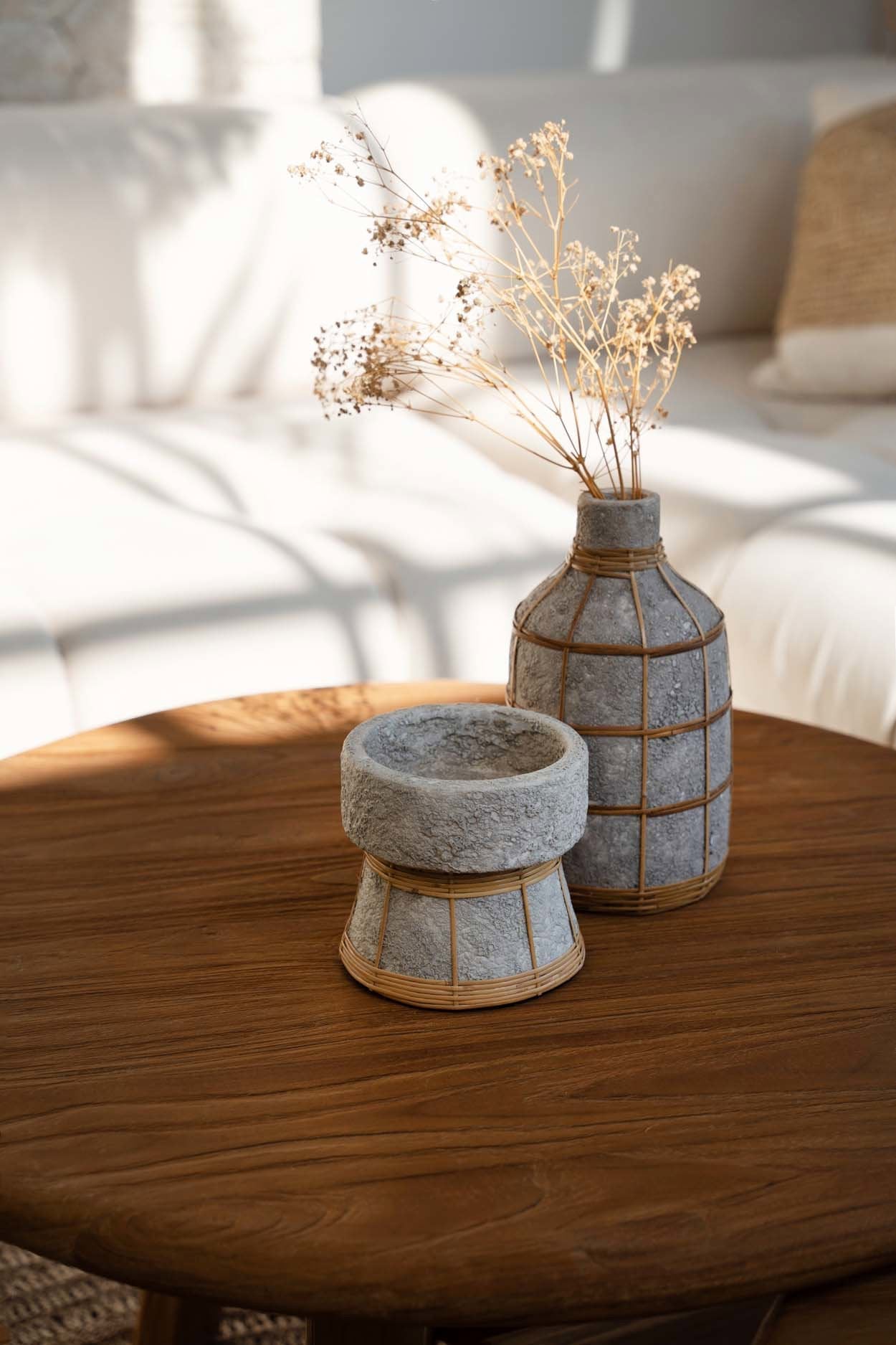 The Whoopy Vase - Concrete Natural - L