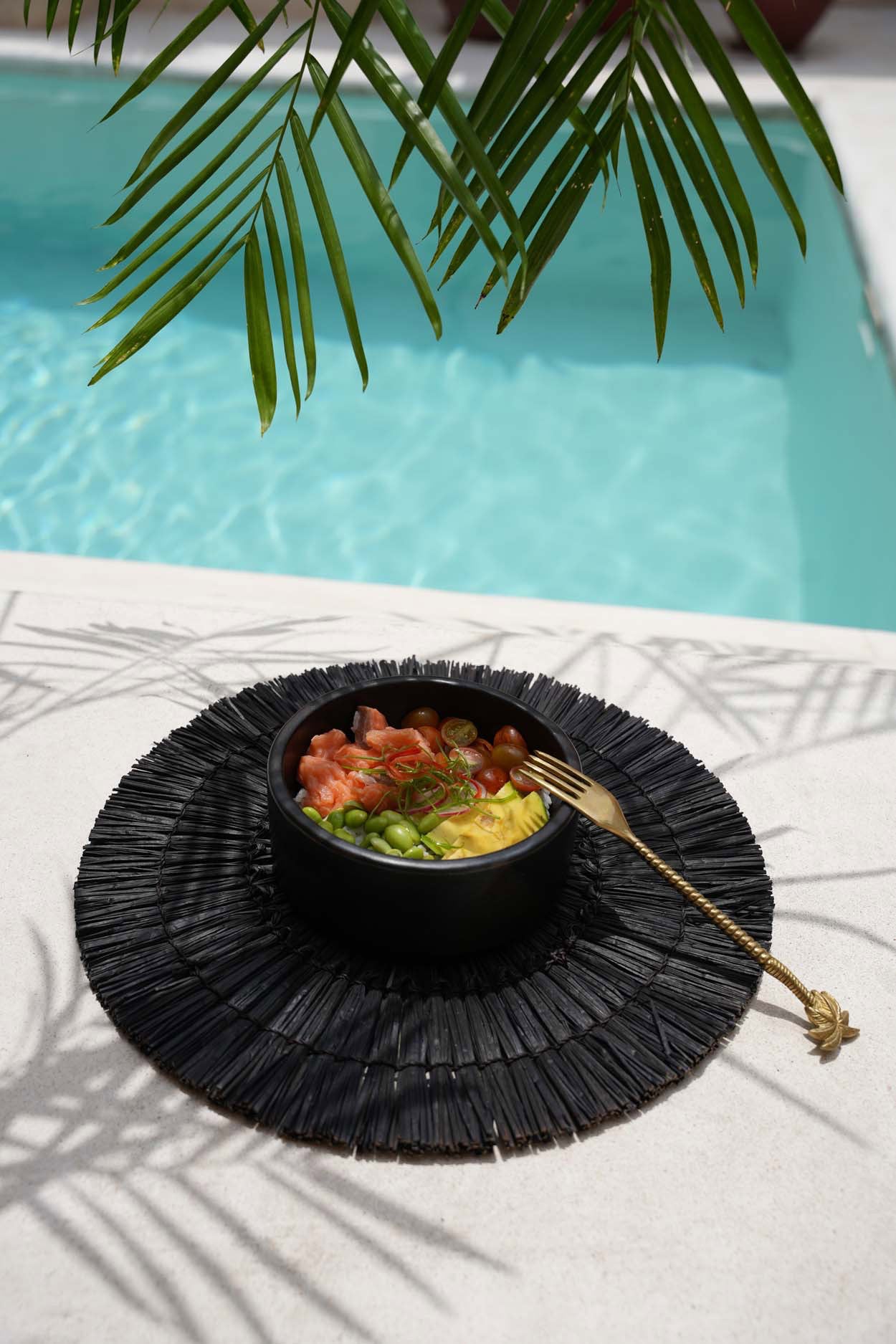 The Burned Cylinder Dish - Black - Set of 3