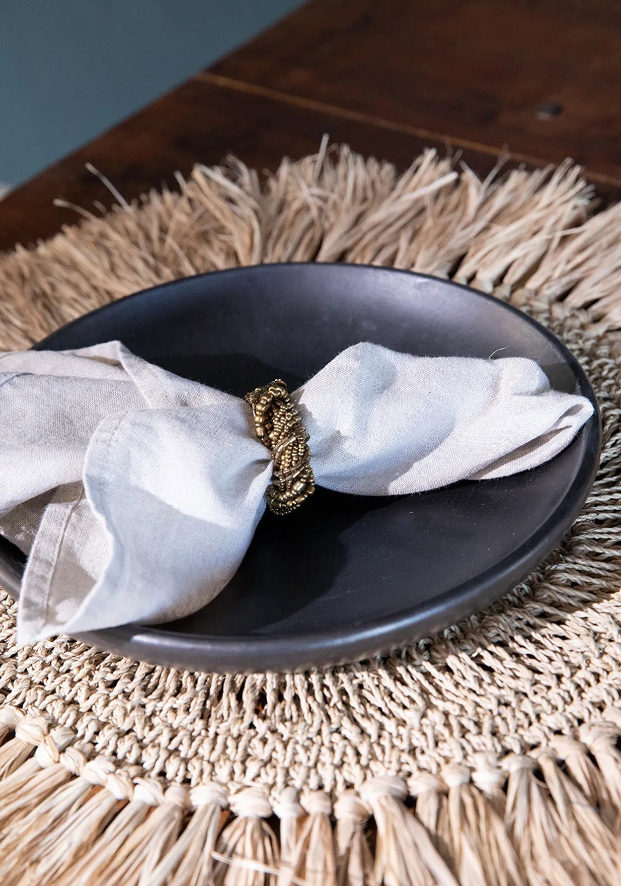 The Burned Classic Plate - Black - S