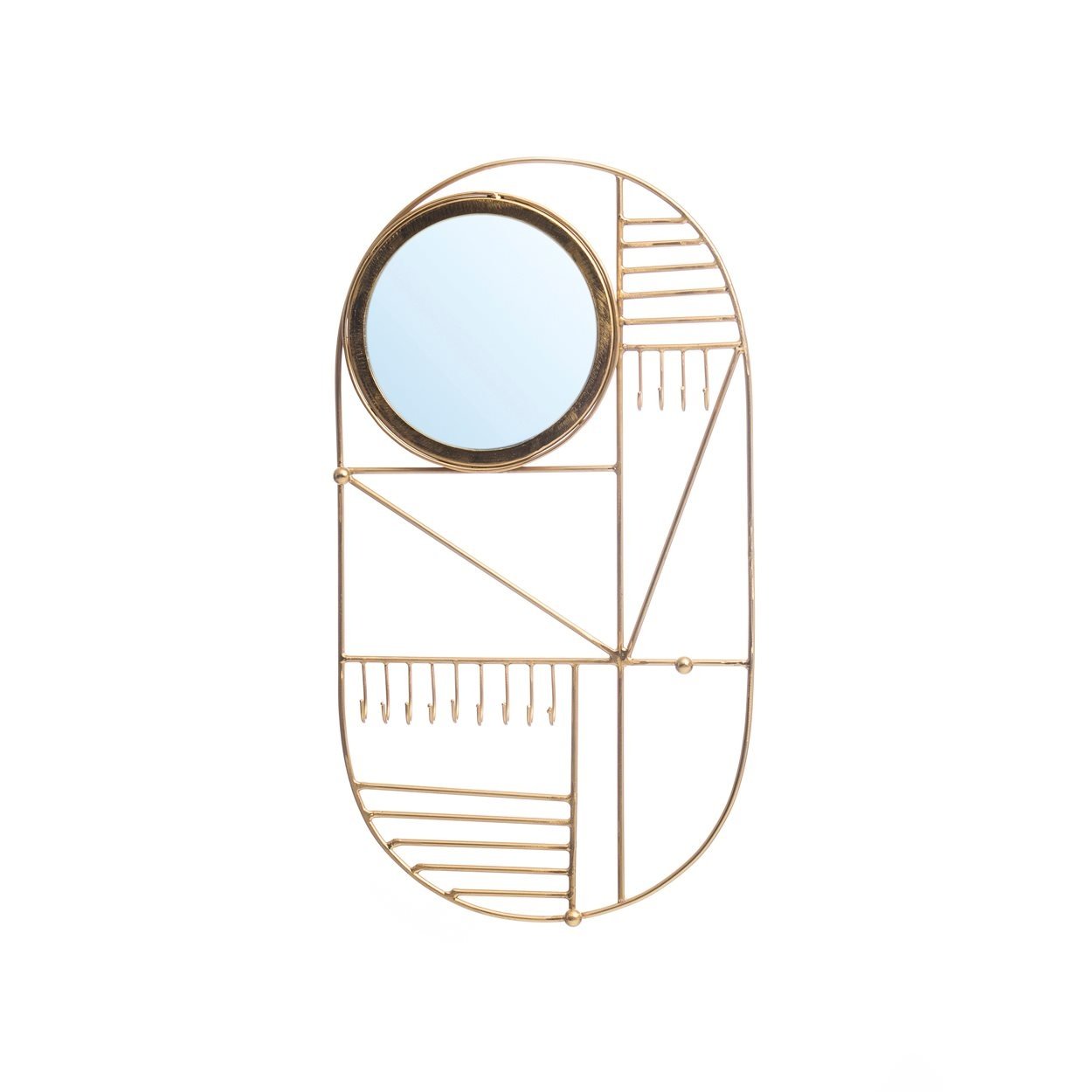 Do I Look Pretty" Wall Hanger - Brass