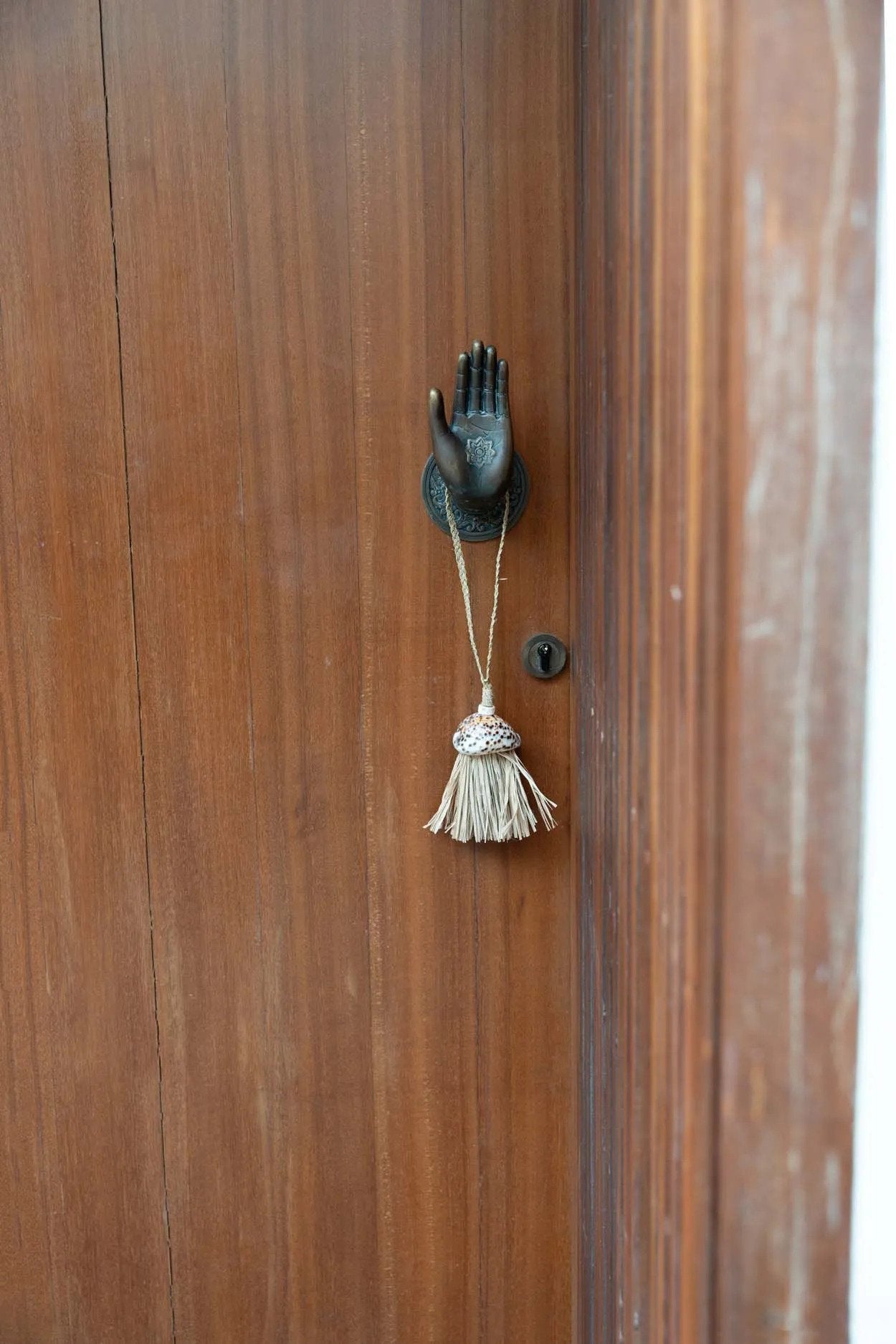 "The Raffia Lupina Tassel - Natural"