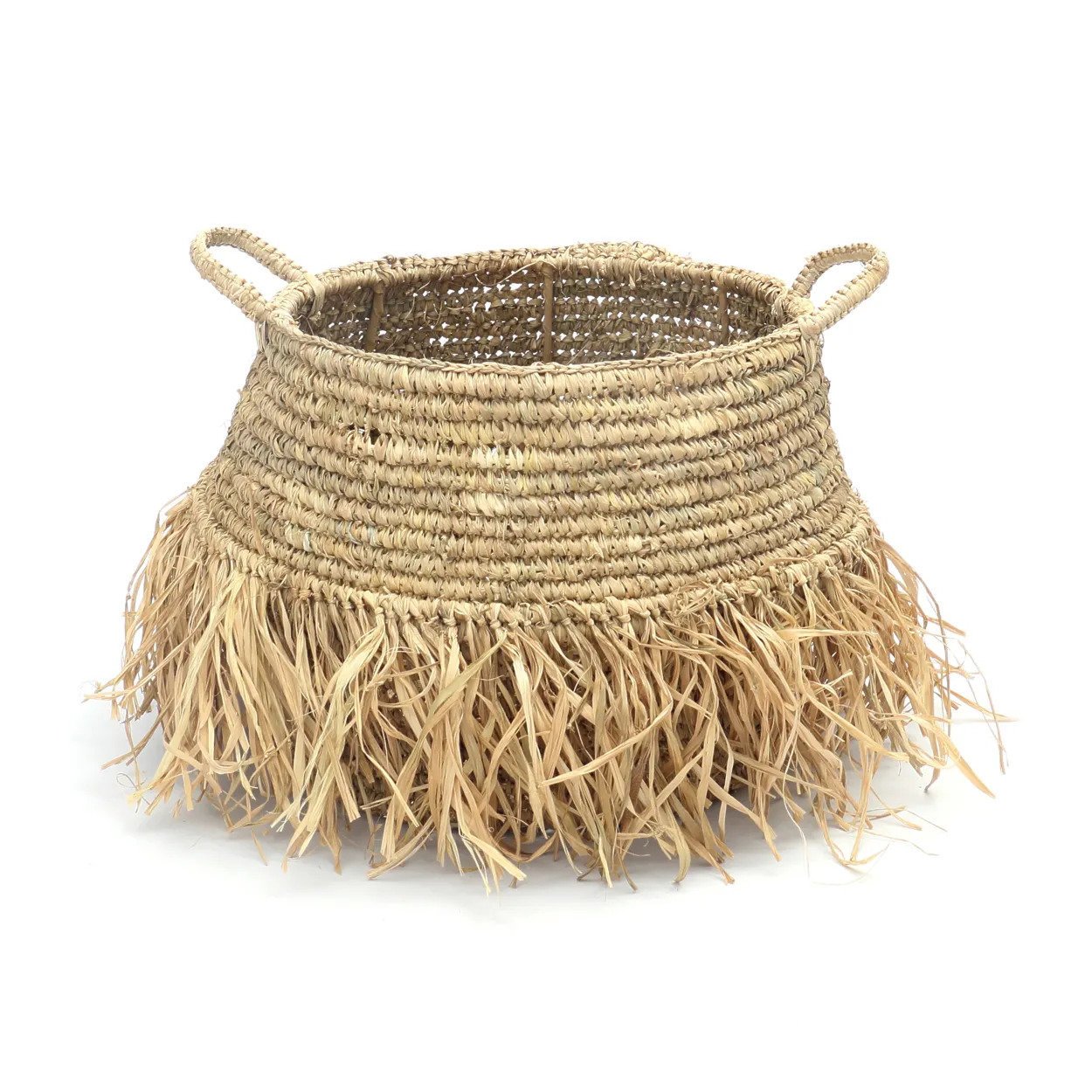 The Raffia Deluxe Baskets - Natural - Medium