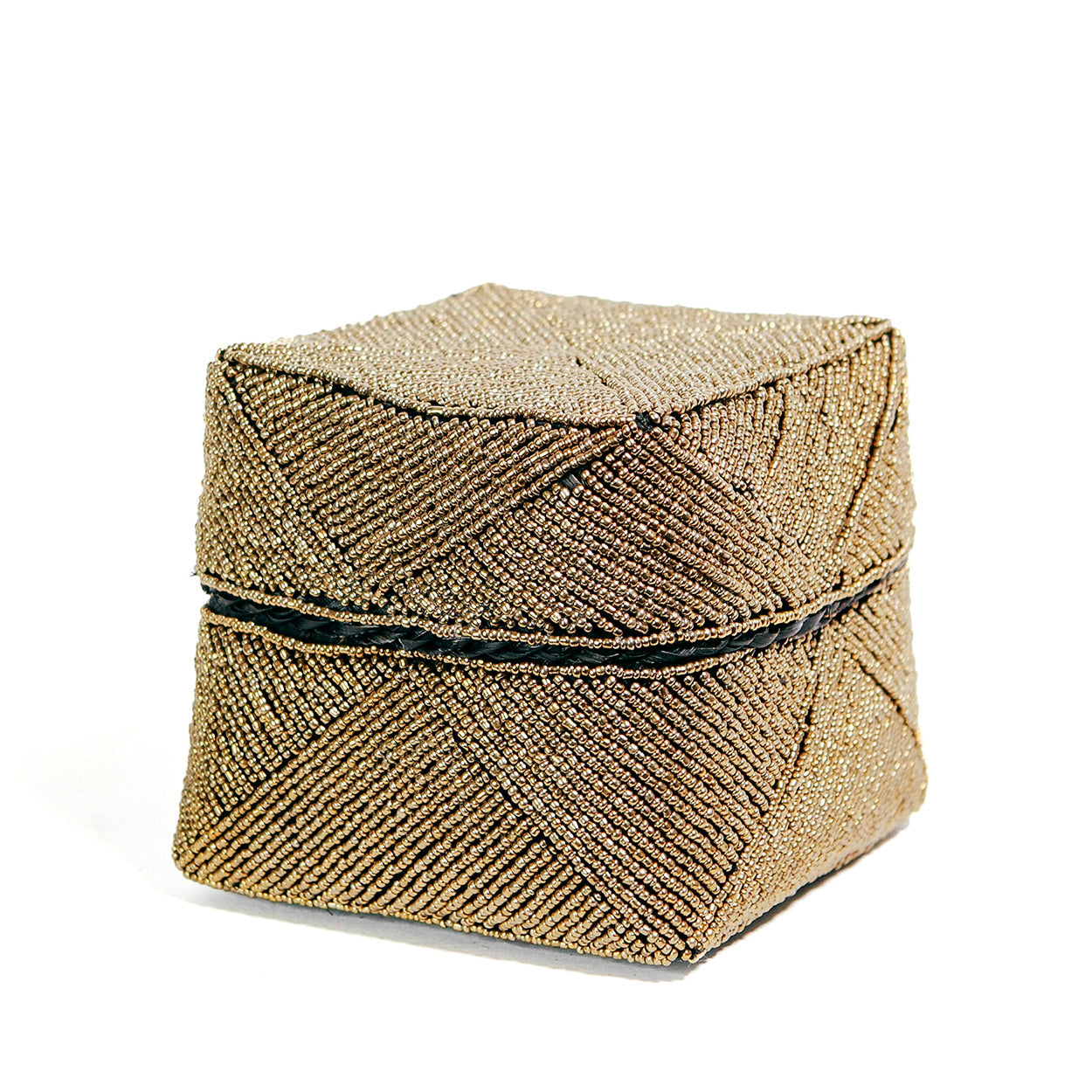 The Beaded Basket - Gold - M