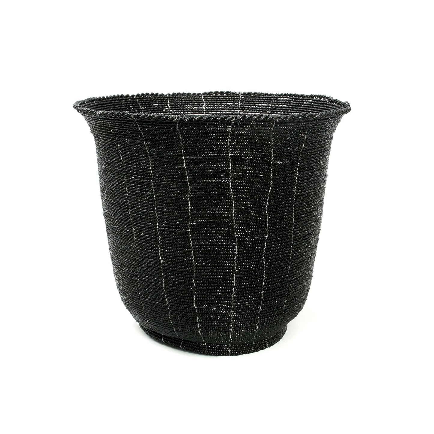 The Beaded Bowl High - Black - L_40