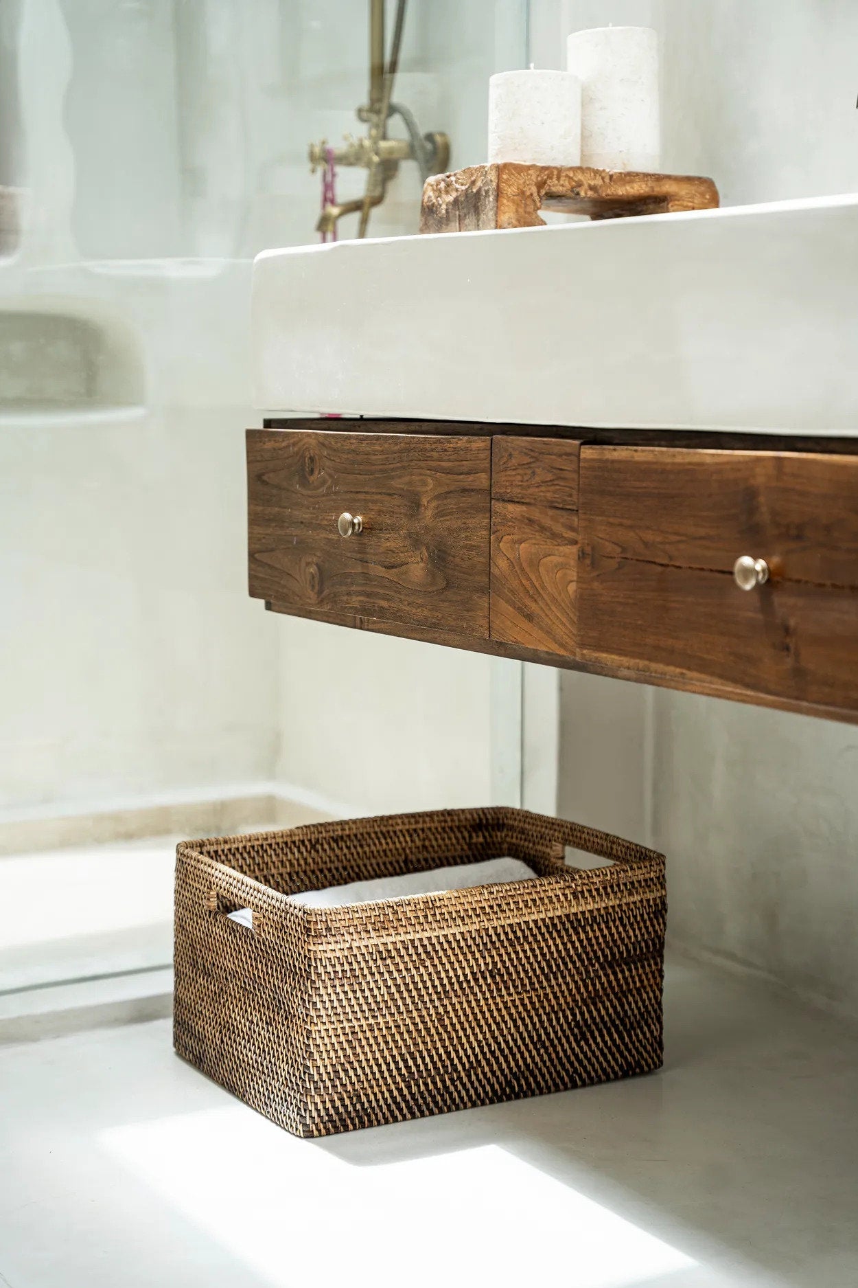 The Colonial Magazine Holder - Natural Brown - XL