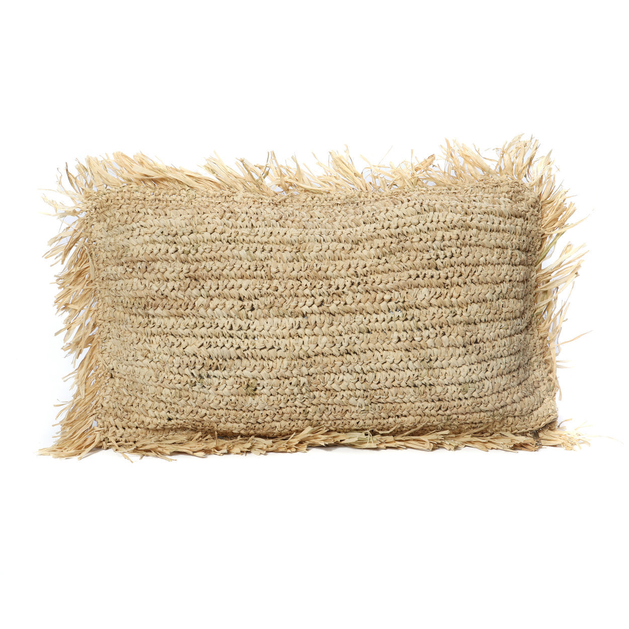 The Raffia Cushion Cover - Rectangular - Natural - 30x50