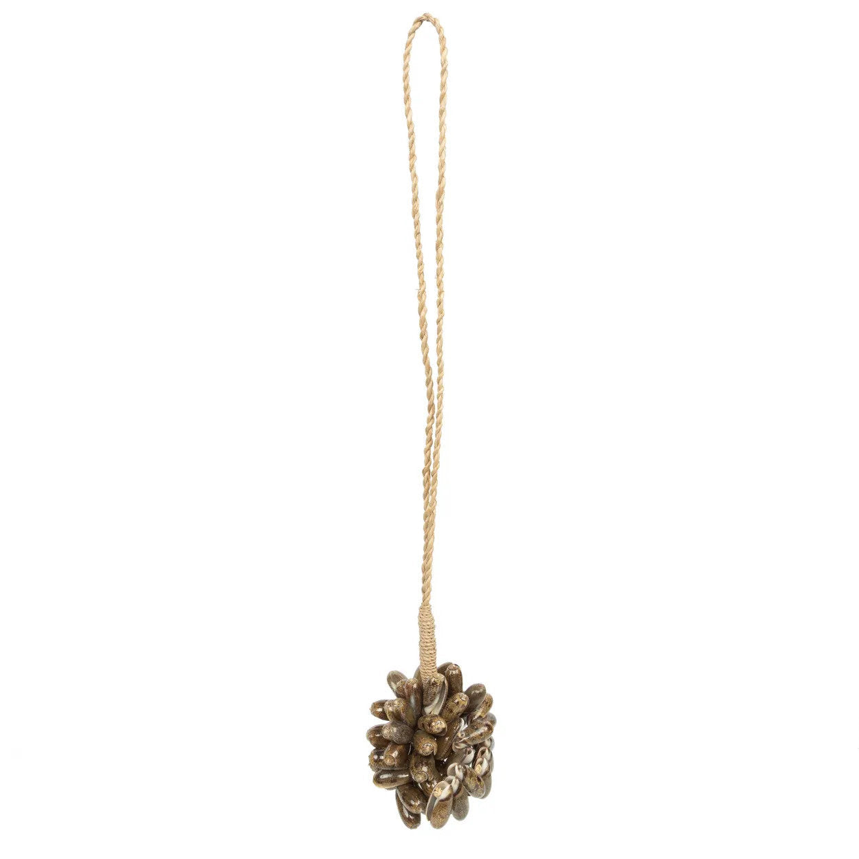 The Brown Cowrie Shell Tassel