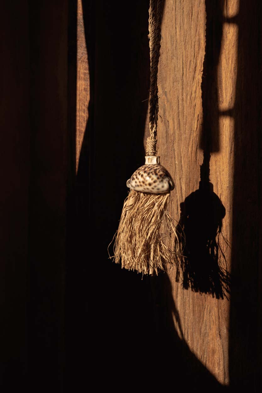 "The Raffia Lupina Tassel - Natural"