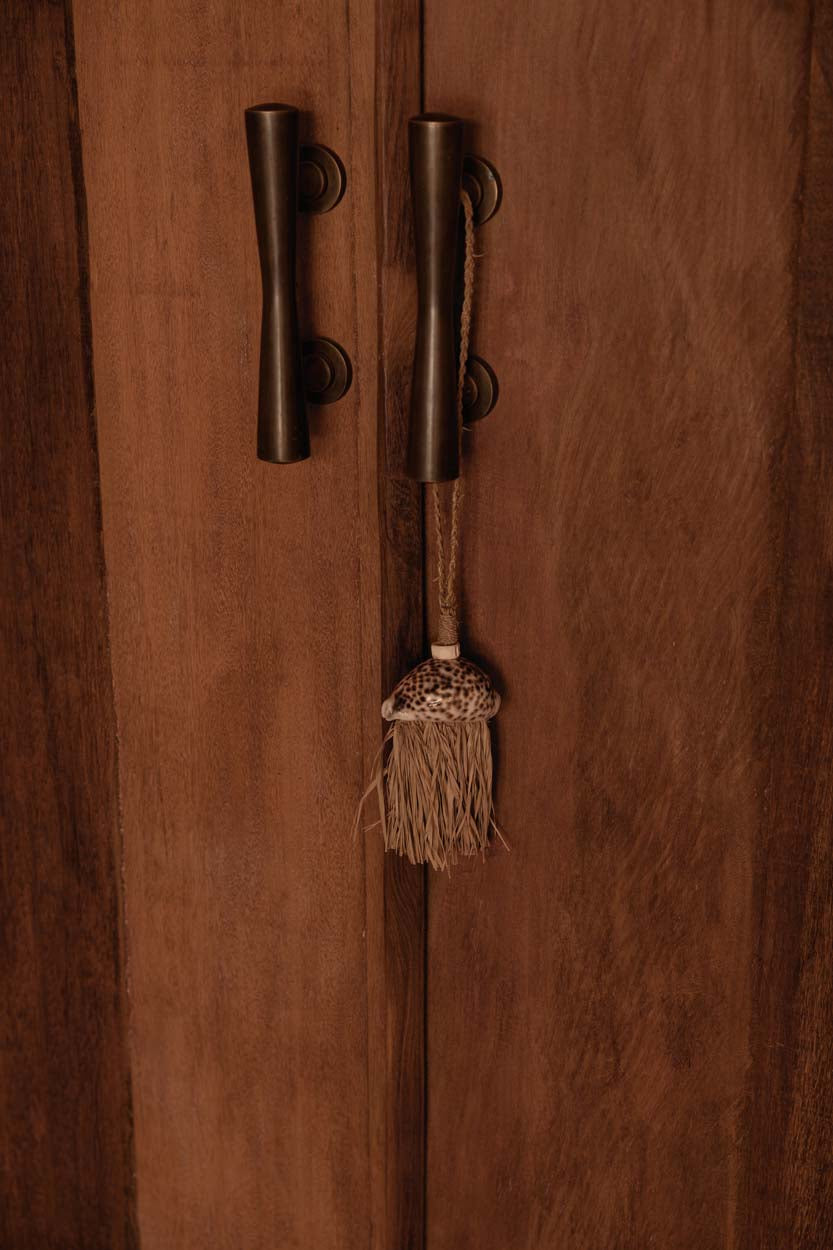 "The Raffia Lupina Tassel - Natural"
