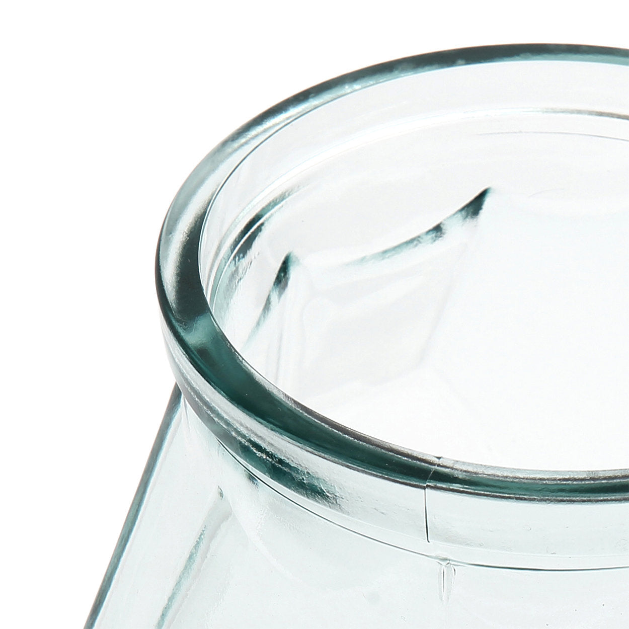 "The Wide Origami Vase - Blue"