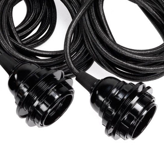 Fitting Lamps Ceiling - Black - 3 Fittings