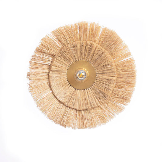 The Double Trouble Wall Lamp - Natural Gold - M