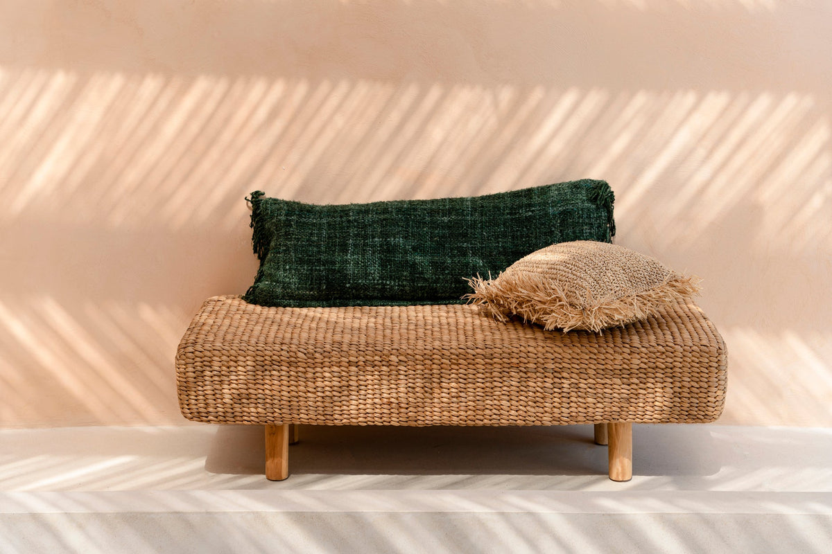 The Oh My Gee Cushion Cover - Forest Green - 35x100_40