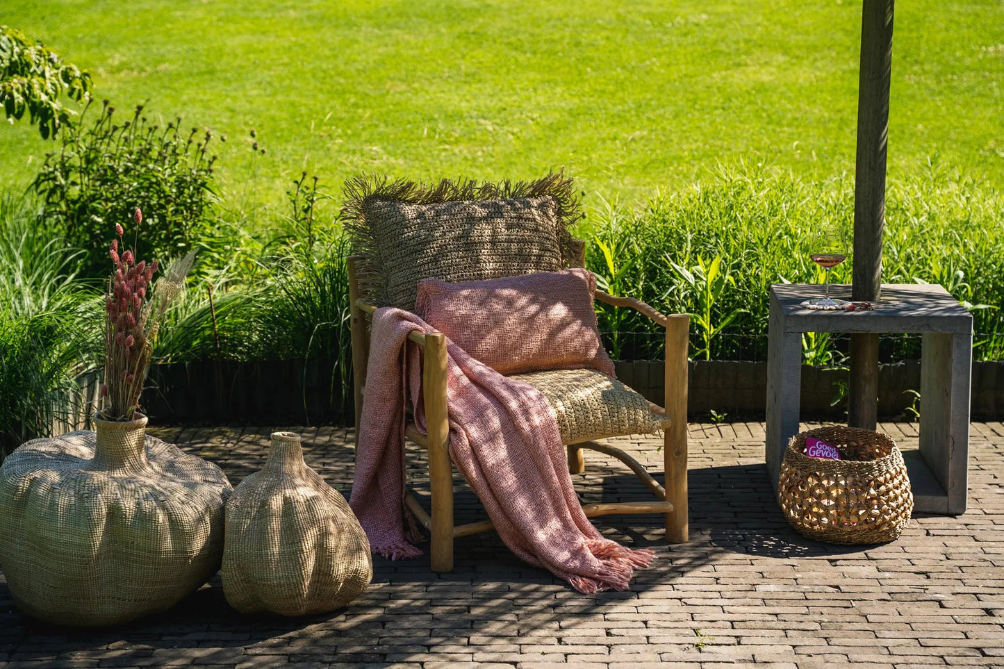 The Oh My Gee Cushion Cover - Salmon Pink - 30x50_40