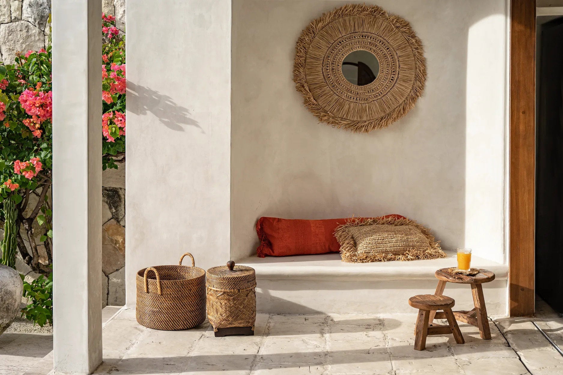 The Oh My Gee Cushion Cover - Rust Velvet - 35x100_40