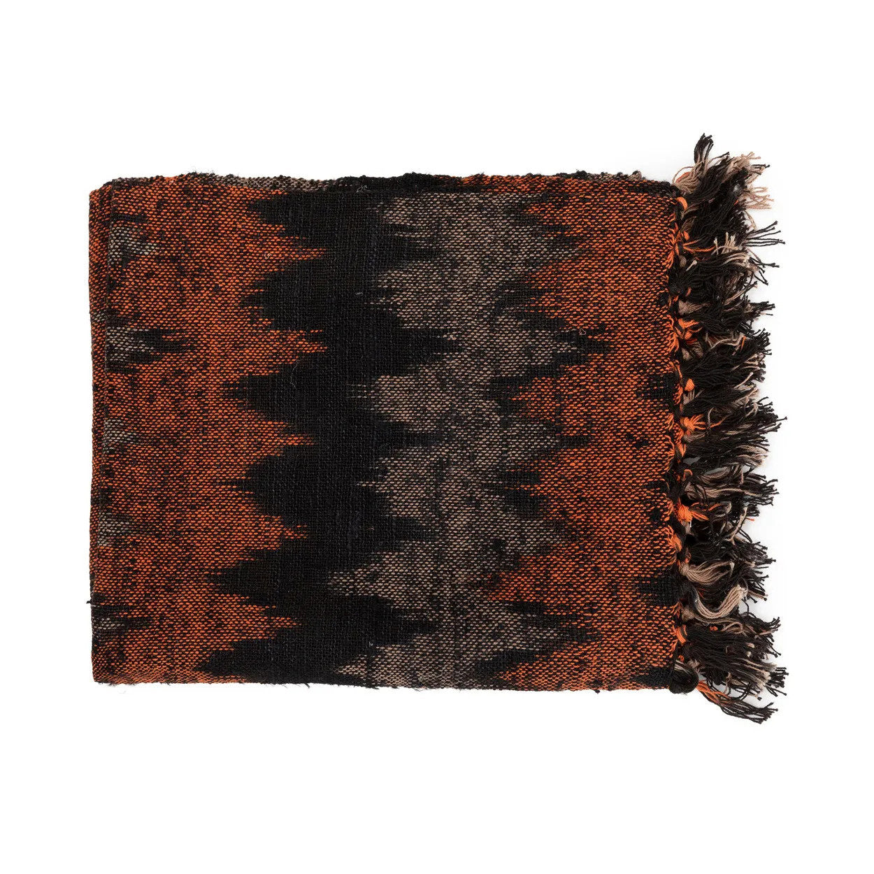 "The s'il vous Plaid - Black Orange"