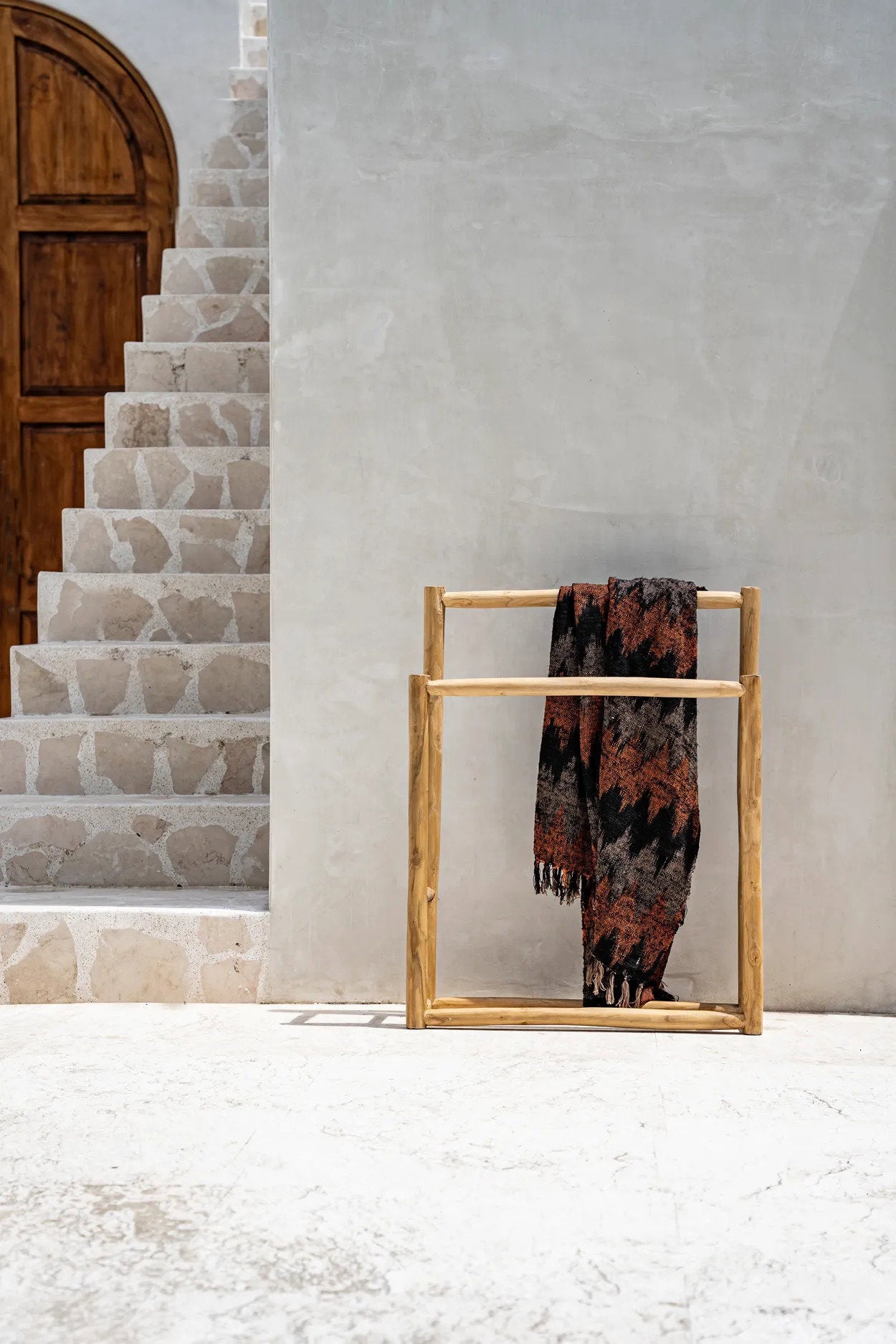 "The s'il vous Plaid - Black Orange"