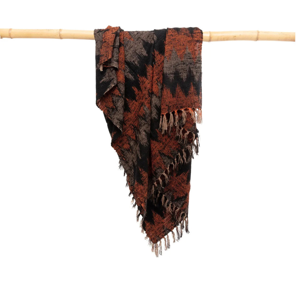 "The s'il vous Plaid - Black Orange"