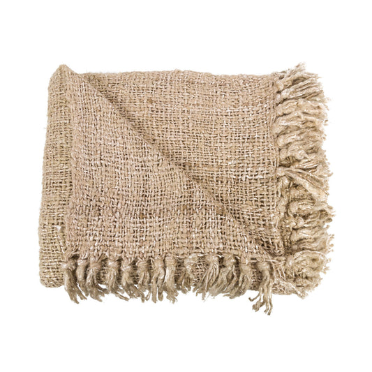"The s'il vous Plaid - Beige" translates to "The 'if you please' Plaid - Beige"