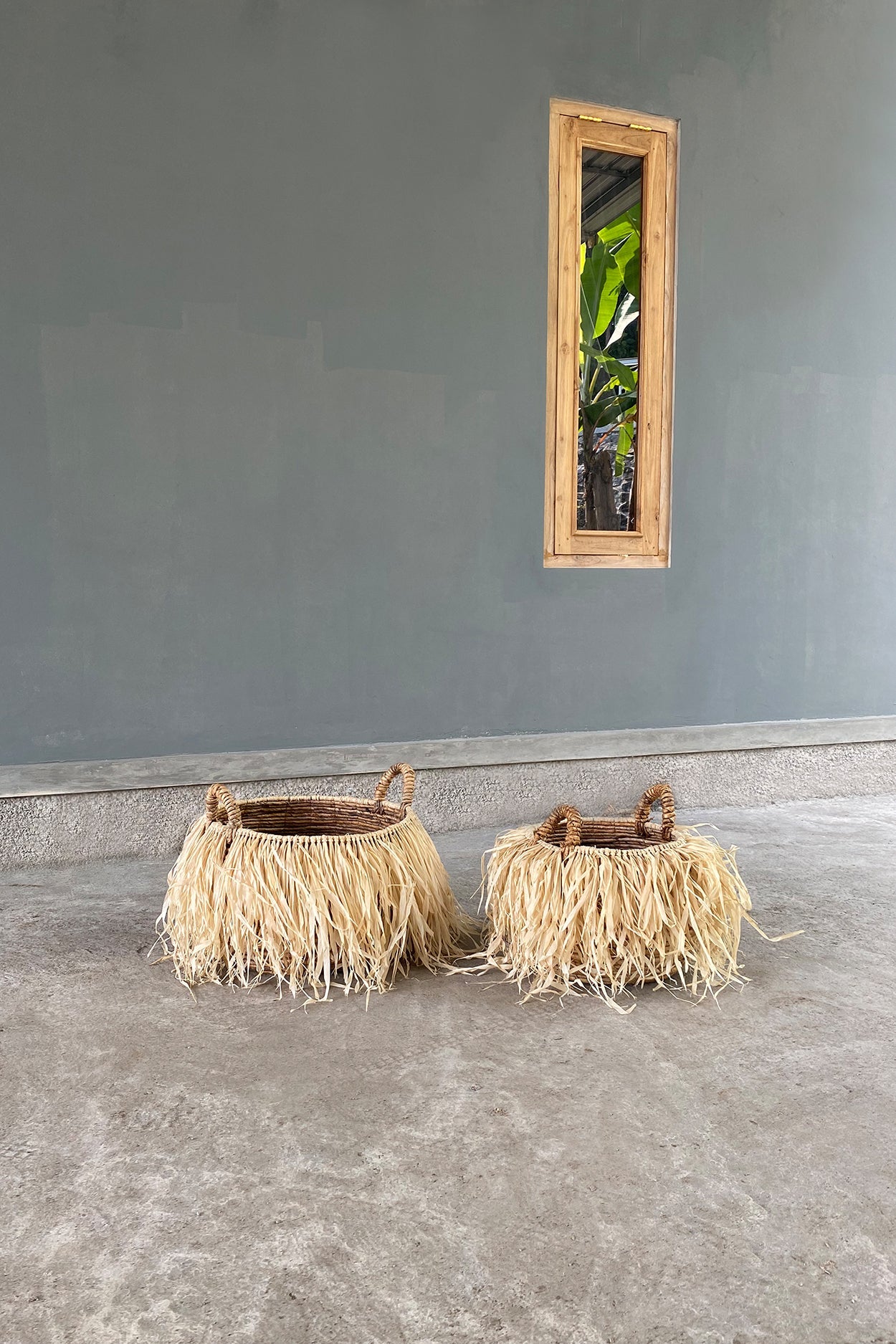 The Raffia Basket - L