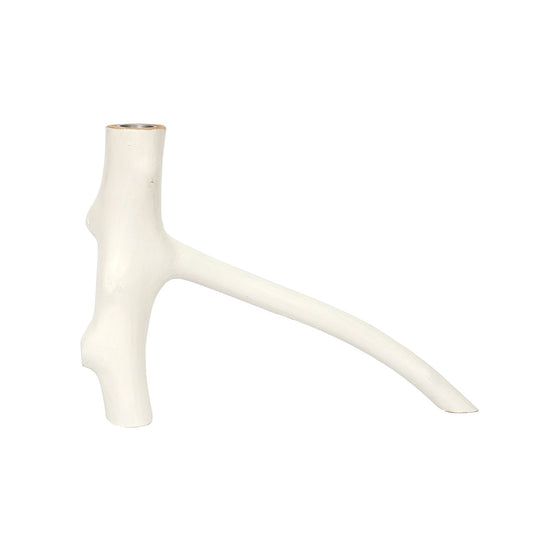 The Triple Twig Candle Holder - White