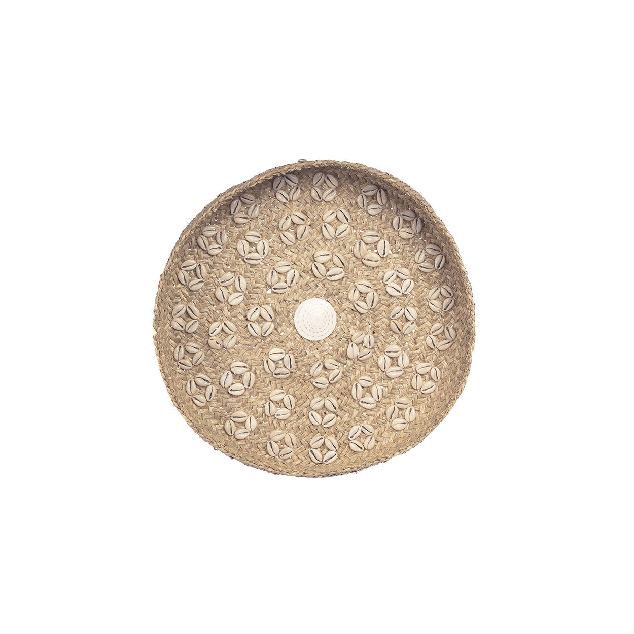 The Caribe Shell Plate - Natural White - M