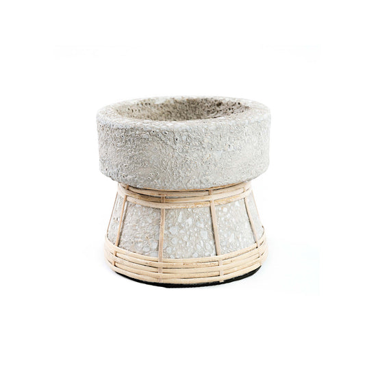 The Serene Candle Holder - Concrete Natural - S