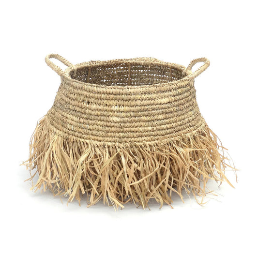 The Raffia Deluxe Baskets - Natural - Medium