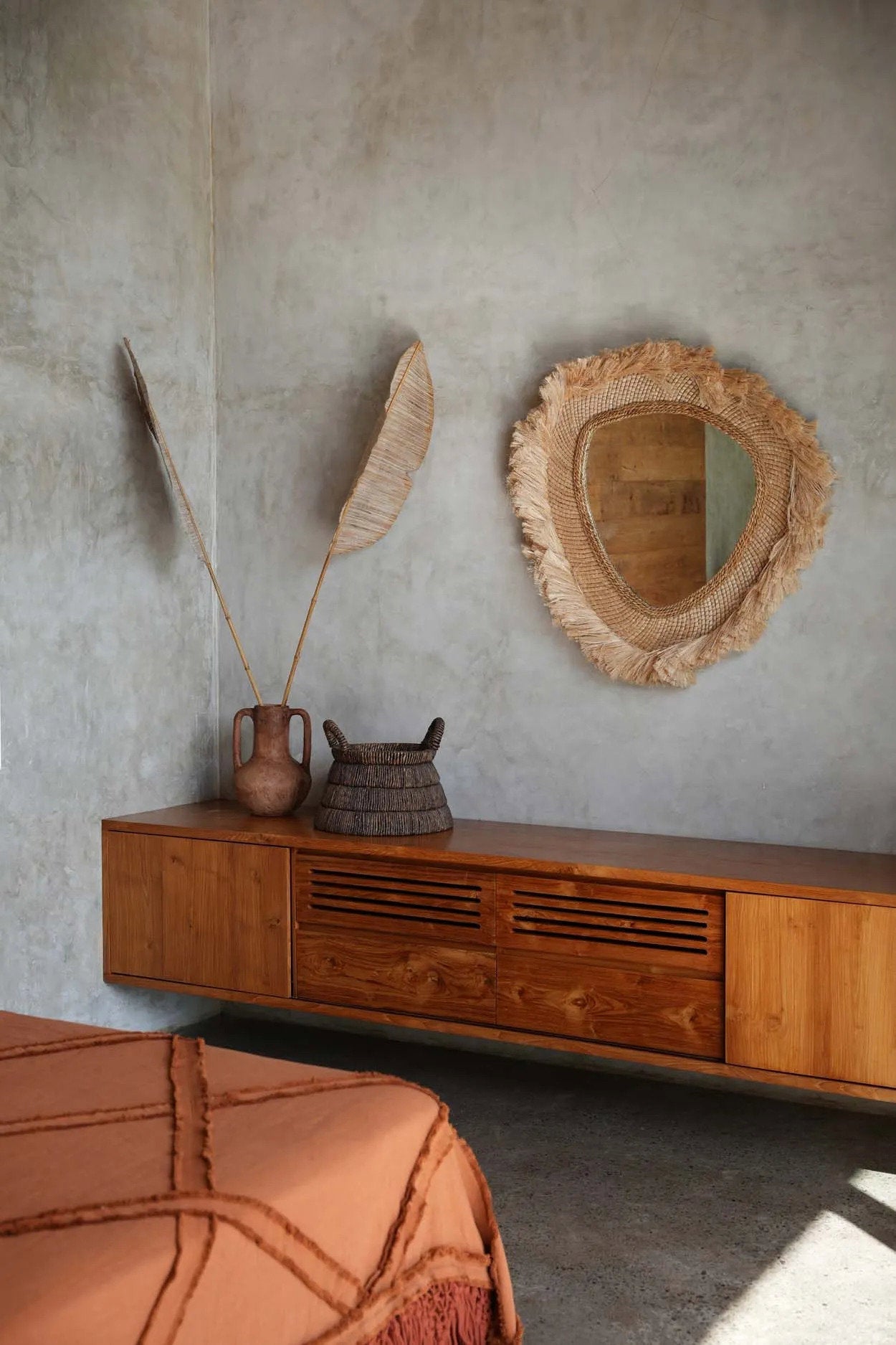 The La Contessa Mirror - Natural - L