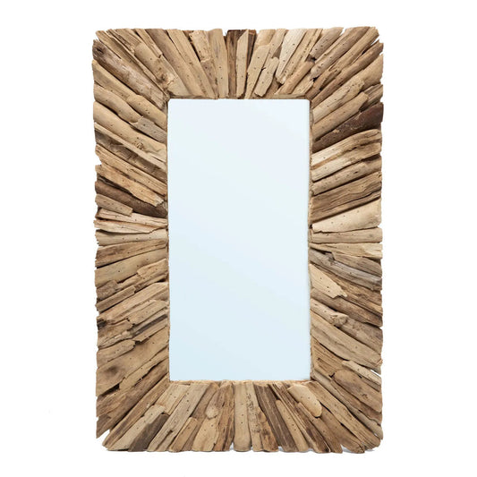 The Driftwood Framed Mirror - Natural - M