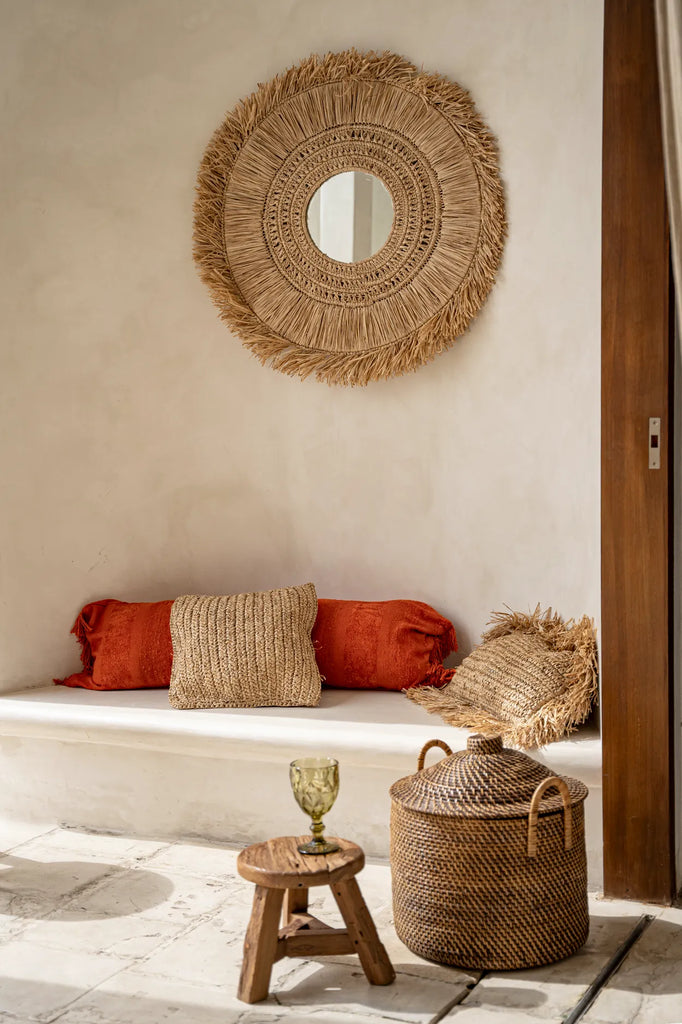 The Oh My Gee Cushion Cover - Rust Velvet - 35x100_40